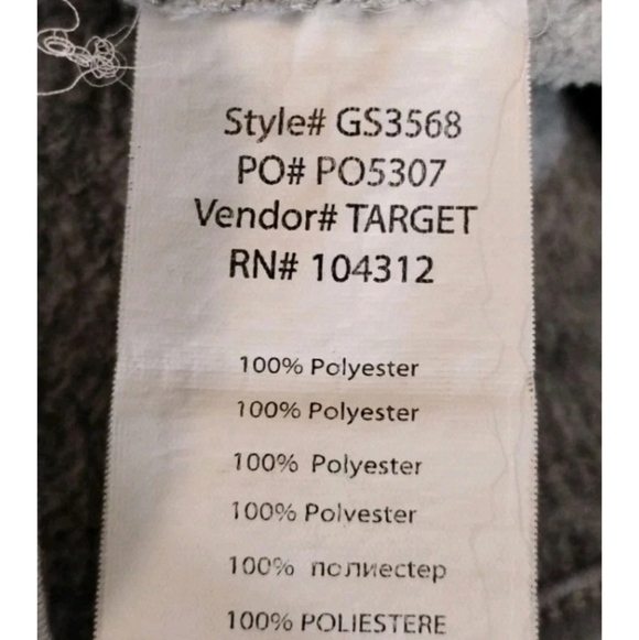 Grunt Style Fleece Jacket Men's Large Military Tactical Full Zip Heather Gray - Picture 6 of 6